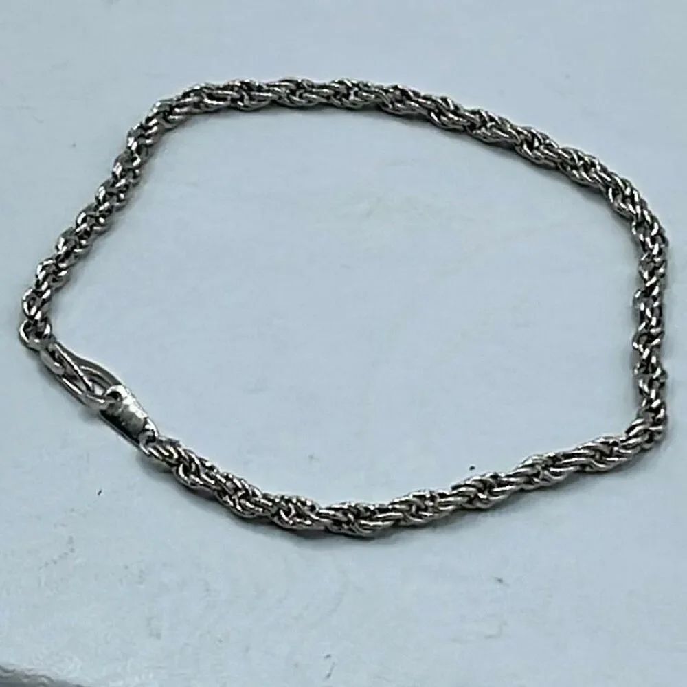 24GP twisted rope chain bracelet
